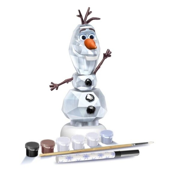 Disney Frozen II Paint Your Own 3D Olaf Sculpture NEW - Picture 2 of 12
